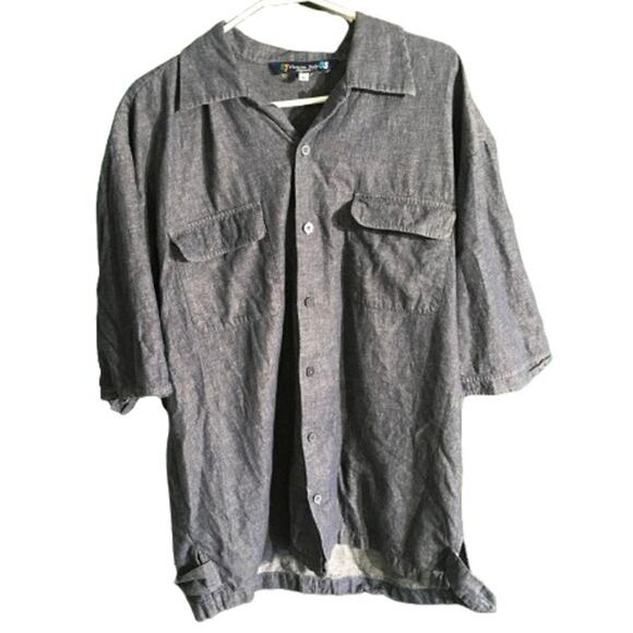Michael Irvin Blue Collared Shirt Mens XL – Casual, Retro, Workwear - Picture 1 of 7